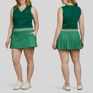 WILLIAM MURRAY GOLF Knotty By Nature Women's Classic Lacey Dress Large NEW